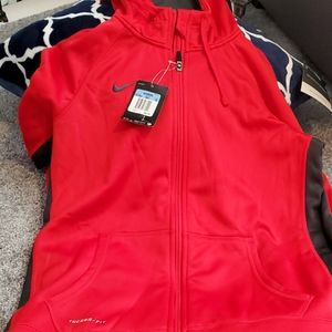 Beautiful Red and Black Nike athletic wear .Medium